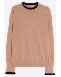 Vilagallo - Ruffle Knit Sweater - Lyst