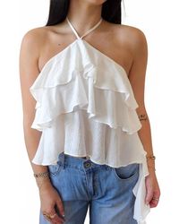 Pretty Garbage - The Bori Frill Halter Top - Lyst