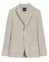 BOSS - 2 Button Chest Pocket Jacket - Lyst