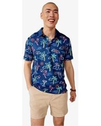 Chubbies - The Neon Light Polo Shirt Printed Golf Performance Ddr2998 - Lyst