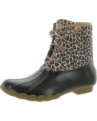 Sperry Top-Sider - Saltwater Boot Ankle Zipper Rain Boots - Lyst