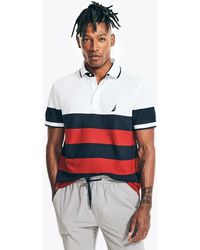 Nautica - Navtech Sustainably Crafted Classic Fit Striped Polo - Lyst