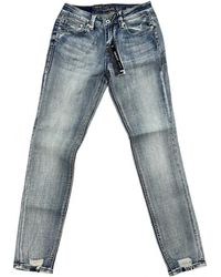 Grace In La - Lightwight Denim Skinny Jean - Lyst