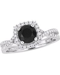 Mimi & Max - 1 1/2Ct Tw Diamond Infinity Engagement Ring 14K - Lyst