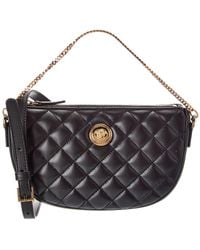 Versace - La Medusa Quilted Leather Shoulder Bag - Lyst