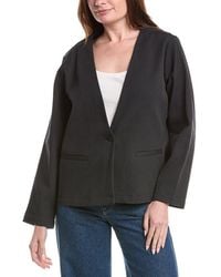 Eileen Fisher - Plus V-Neck Jacket - Lyst