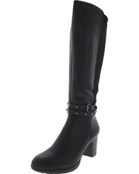 Anne Klein - Reale Studded Knee-high Boots - Lyst