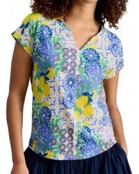 White Stuff - Nelly Notch Neck Tee - Lyst