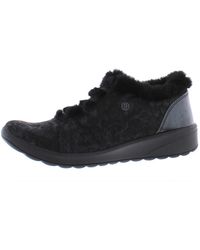 Bzees - Golden Faux Fur Lined Fashion Sneakers - Lyst