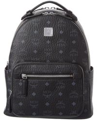 mcm mini black backpack