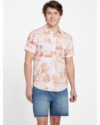 Guess Factory - Ermanno Printed Shirt - Lyst