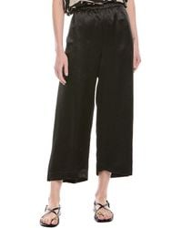 Enza Costa - Hammered Satin Ankle Pant - Lyst