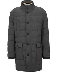 BOSS - Regular-Fit Padded Coat - Lyst