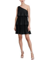 Laundry by Shelli Segal - Chiffon Pleated Cocktail And Party Dress - Lyst