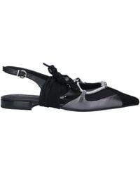 Pinko - Gianira Leather Fabric Ballerinas - Lyst