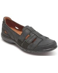 Cobb Hill - Penfield Fish Leather Slip On Loafers - Lyst