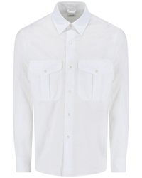 Aspesi - Button-Down Shirt With Structured Collar - Lyst