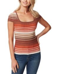 Jessica Simpson - Stretch Stripes Pullover Top - Lyst