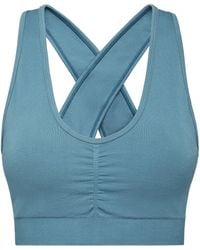 Philipp Plein - Seamless Wide Straps Sport Bra Logo - Lyst