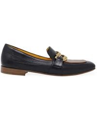 Madison Maison - Leather Flat Loafer With Chain - Lyst