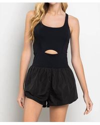 TCEC - Fast Pace Athletic Romper - Lyst