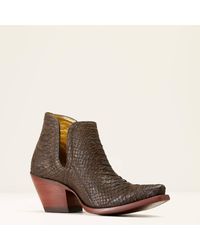 Ariat - Exotic Dixon Python Western Leather Boot - Lyst