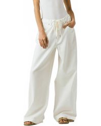 Blank NYC - Low Rise Baggy Fit Twill Pants - Lyst