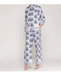 Vilagallo - Palm Print Trousers - Lyst