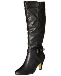 Bella Vita - Tanner Ii Plus Wc Faux Leather Knee-high Harness Boots - Lyst