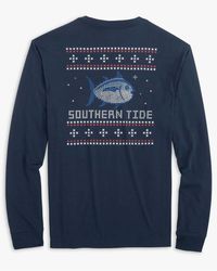 Southern Tide - Fair Isle Skipjack Long Sleeve T-shirt - Lyst
