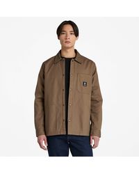 Timberland - Fleece Lined Overshirt - Lyst
