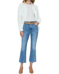 Pistola - Lennon High Rise Crop Bootcut Jean - Lyst