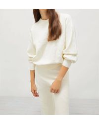 Marella - Office Sweater With Jacquard Palm Tree Detail - Lyst