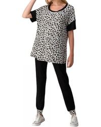 Blumin - Leopard Loungewear Set - Lyst