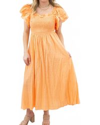 Bibi - Smocked Layer Dress - Lyst
