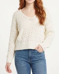 KLD - V-Neck Knit Sweater - Lyst
