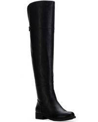 Sun & Stone - Faux Leather Wide Calf Over-the-knee Boots - Lyst