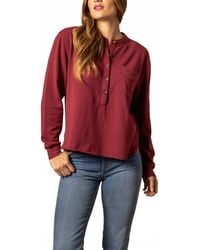 Kimes Ranch - Elouise Henley Long Sleeve Top - Lyst