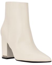 Calvin Klein - Minna 2 Faux Leather Pull On Ankle Boots - Lyst