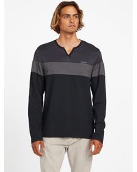 Guess - Stetson Split Long-Sleeve Tee - Lyst