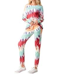 Blumin - Ink Art Tie Dye Jogger Set - Lyst