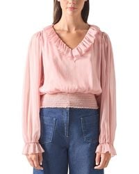 LK Bennett - Bow Blouse - Lyst