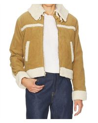 AMO - Betty Shearling Corduroy Jacket - Lyst