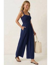 Naked Zebra - Seaside Romance Jumpsuit - Lyst