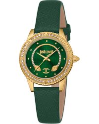 Just Cavalli - 30mm Green Quartz Watch Jc1l275l0015 - Lyst
