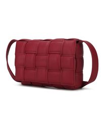 MKF - Ginger Woven Vegan Leather Shoulder Bag - Lyst
