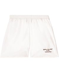 Off-White c/o Virgil Abloh - Thigh-Length Shorts With Elasticated Waistband And Minimalist Design - Lyst