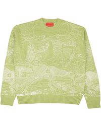 Who Decides War - Duality Crewneck Sweater - Sage - Lyst