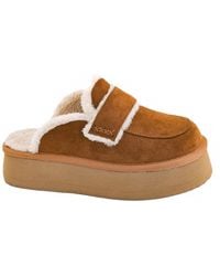 Hey Girl by Corkys - Veg Out Suede Platform Clog - Lyst