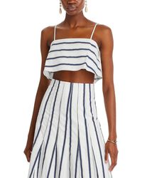 English Factory - Striped Tank Cropped - Lyst